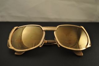 Vintage Neostyle 308 Sunglasses - Brushed Gold/gold Mirror Lenses,