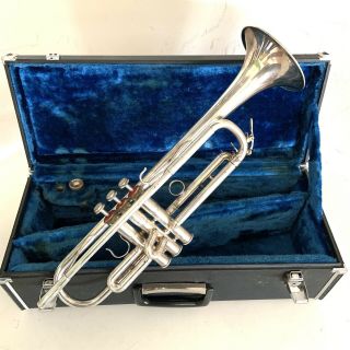Vintage Yamaha Ytr - 734 Trumpet Professional Double Case.  Estate Item As - Found