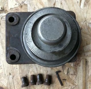 Antique Sargent & Greenleaf Safe 4 Combination Dial Mechanism Parts 1857 - 71