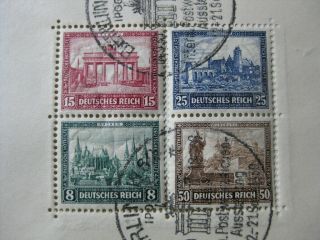 DEUTSCHES REICH Mi.  Block 1 rare Iposta stamp sheet CV $2,  400.  00 2