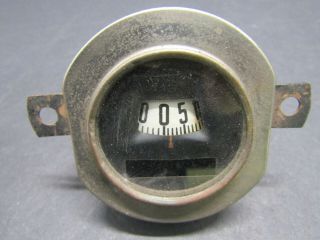 C Old Vintage Model A Ford Stewart Warner Round Speedometer Car Truck Part