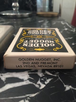 Vintage Golden Nugget Gambling Hall Playing Cards Rare.  Open.  10/10 1974 2