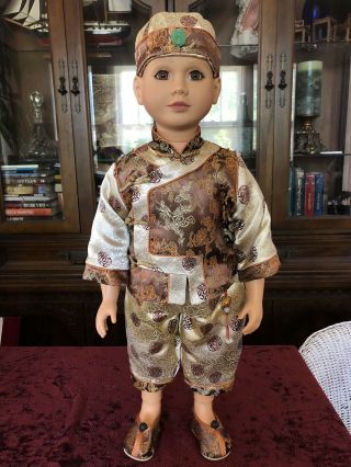 My Twinn Doll 23,  Rosemary Boy,  Posable,  Brown Eyes,  Asian Outfit