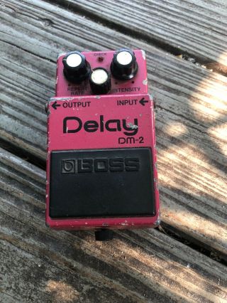 Boss Dm - 2 Analog Delay Vintage Guitar Effects Pedal -