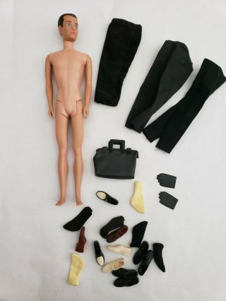 Ken Doll With Suitcase And Gloves