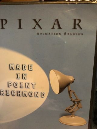 VERY VERY RARE PIXAR Studios MADE IN POINT RICHMOND Film DVD 2