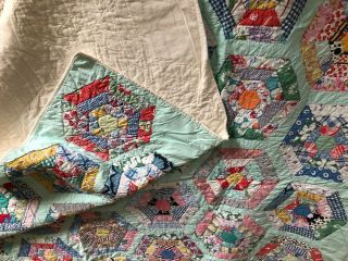 Vintage Queen/full/twin (? - Coverage) Quilt Grandmother 