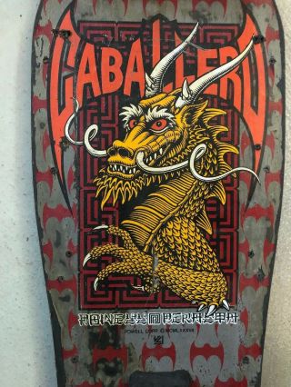 Powell Peralta Steve Caballero Vintage Dragon & Bats Bonite Skateboard