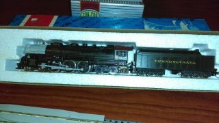 N Scale Con Cor Hudson Pennsylvania Steam Locomotive,  Vintage Exc To Cond.
