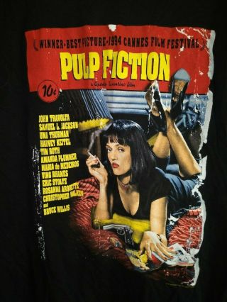 Pulp Fiction 1994 Miramax Promotional Vintage Licensed Shirt Xl