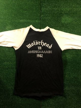 Vintage Very Rare 1982 MotorHead Iron Fist Shirt Tour Concert Lemmy Americaaaagh 2