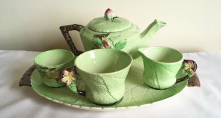 Vintage Art Deco Carlton Ware Australian Apple Blossom Cabaret Breakfast Tea Set
