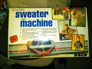 Vintage Bond Incredible Sweater Machine Knitting - Made In England -