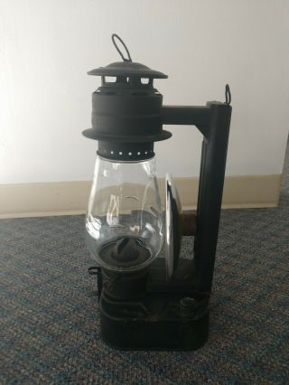 Rare Antique DIETZ 25 YORK side Lamp Wall Lantern 4