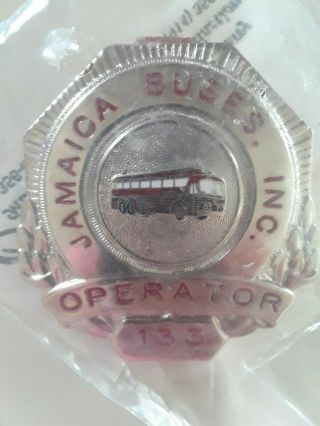 Jamaica Buses Vintage Operator Badge