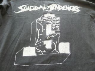Suicidal Tendancies Vintage Heavy Metal Rare 46 Inch Chest Long Sleeve T - Shirt