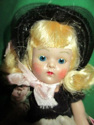 Vintage Vogue Strung Ginny Doll 1953 Becky 62 from Debutante Series w Tag 3