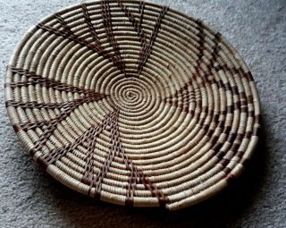 Vintage Washoe Tribe Native American Woven Basket