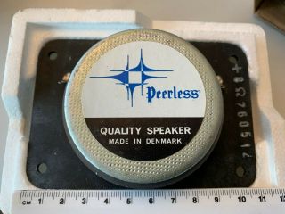 RARE VINTAGE PEERLESS DOME TWEETER KO 10 DT 8 OHM ONE PAIR 3