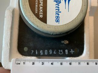 RARE VINTAGE PEERLESS DOME TWEETER KO 10 DT 8 OHM ONE PAIR 4