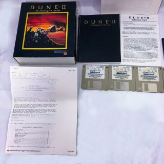 Dune II 2 The Building Of A Dynasty PC Big Box Rare 2