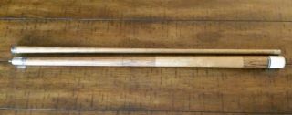 Vintage Two - Piece 57.  25 " Wooden Billiard Pool Cue Stick