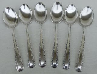 6 Towle Sterling Silver Teaspoons In The Candlelight Pattern 155 Grams