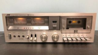 Jvc Kd - 25j Stereo Cassette Deck Silver Vintage 1978