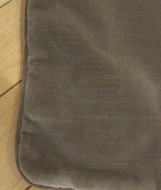 Restoration Hardware Vintage Velvet Brown Mink Pillow Cover 13x21 Rectangle 3