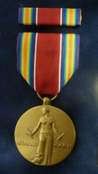 Us World War Ii Victory Medal With Ribbon