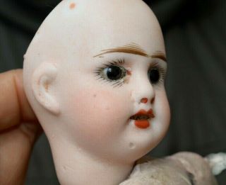Antique Large Doll Bisque French Fine Collectible Baby E 3 D Toy Rare Mark
