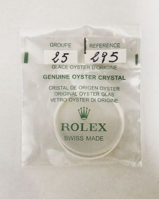 Rolex 25 - 295 Crystal Glass 14270,  16520,  16518,  16523 Rare Old Model