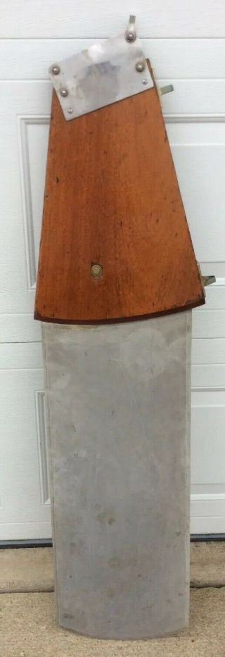 Vintage Sailboat Rudder Head And Blade