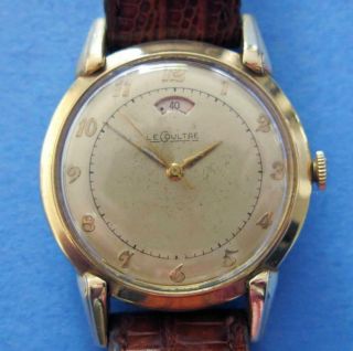 Vintage Lecoultre 481 Automatic Mens Wristwatch With Power Reserve Indicator
