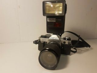 Vintage Canon Ae - 1 Program Camera W/ Flash