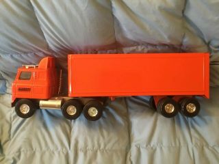 Vintage Ertl Steel 22 1/2 Inch Long Schneider National 18 Wheeler Semi