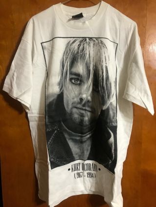 Nirvana Kurt Cobain (1967 - 1994) Vtg Tshirt Xl