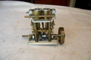 Vintage Twin Cylinder Reversing Live Steam Engine Graham Industries Tvr1a ?