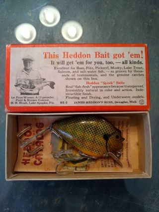 Vintage Heddon Punkinseed Fishing Lure