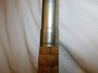 Antique c.  1900 H.  L.  Leonard bamboo fly fishing rod SALMON 14 ' 3