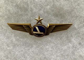 Vintage 10k Gf Eastern Airlines First Officer Pilot Wings Balfour