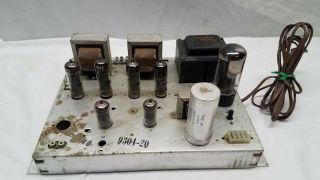 Magnavox Tube - Type Amp Model 9304 - 20 From A Vintage Console Unit
