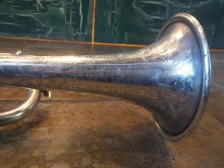 Vintage King Liberty Model by H.  N.  White Clev ' d O Silver Trumpet S/N 96548 S 8