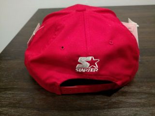 Vintage 90 ' s Chicago Bulls Starter Snapback Hat Cap WITH TAGS NBA 5