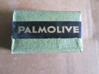 Ww2 U.  S.  Army Soldiers Px " Palmolive " Bar Of Soap In Od Wrapper,