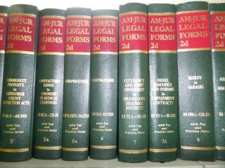 Law Books: American Jurisprudence 2d vols 1 - 20,  1990 Supps Green Color Vintage 3