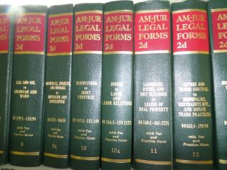 Law Books: American Jurisprudence 2d vols 1 - 20,  1990 Supps Green Color Vintage 4
