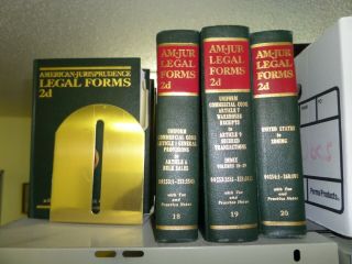 Law Books: American Jurisprudence 2d vols 1 - 20,  1990 Supps Green Color Vintage 7