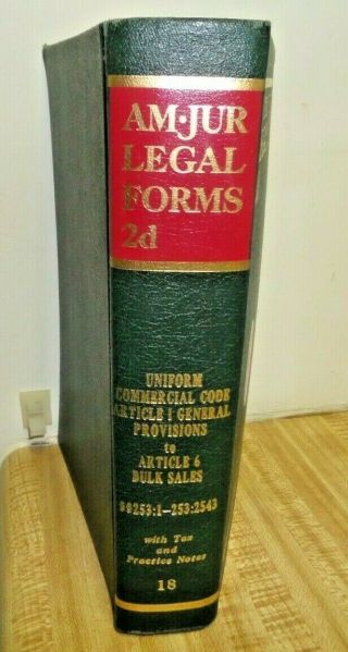 Law Books: American Jurisprudence 2d vols 1 - 20,  1990 Supps Green Color Vintage 8