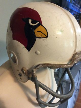 True Vintage 80’s ST.  LOUIS CARDINALS NFL Football Helmet Riddell Suspension 4